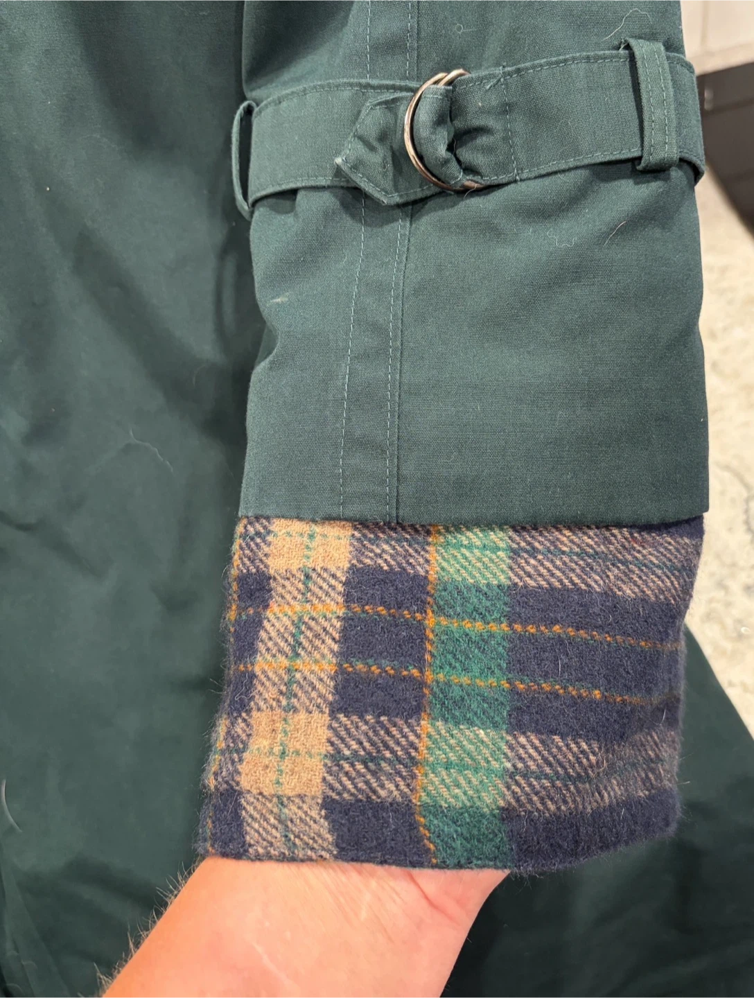 Women’s Trench Coat w/ Removable Plaid Lining & Matching Scarf - photo 5