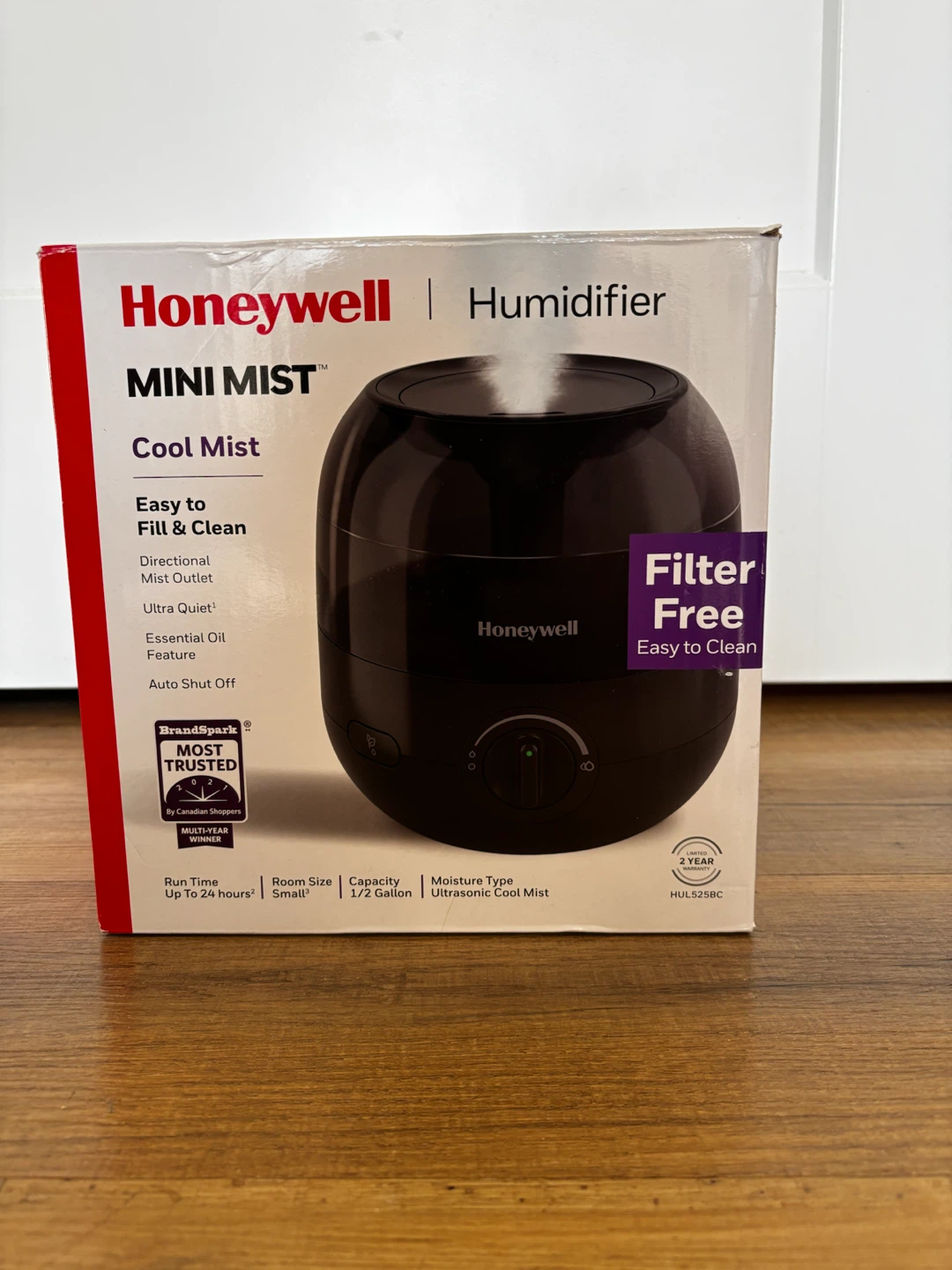 Honeywell Mini Mist Cool and warm mist humidifier