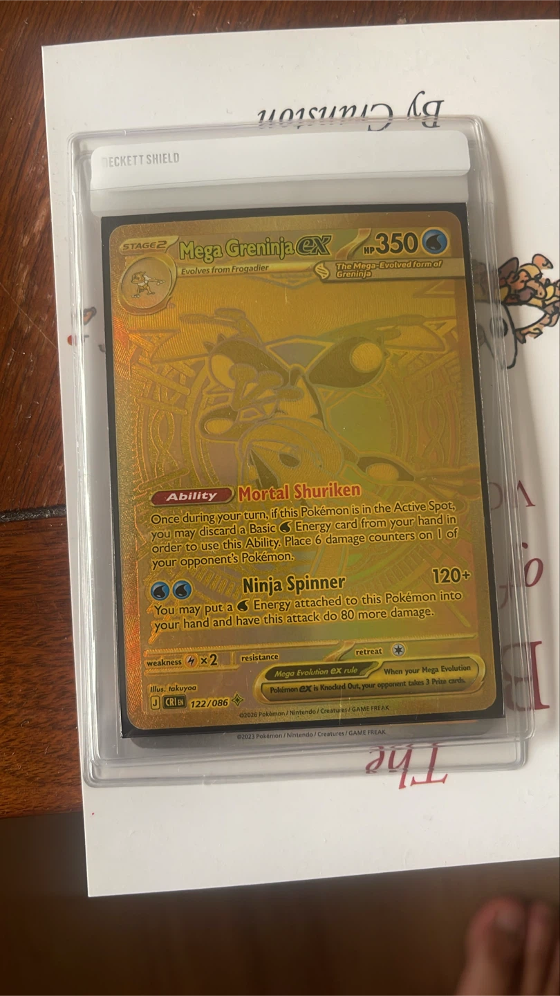 Pokémon Mega Greninja EX Card