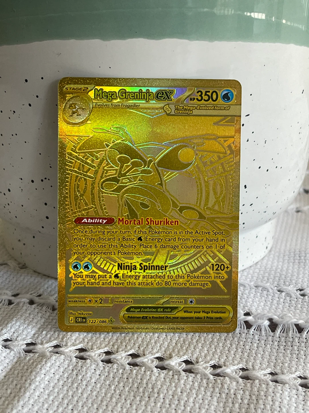 Pokémon Mega Greninja EX Card - photo 2