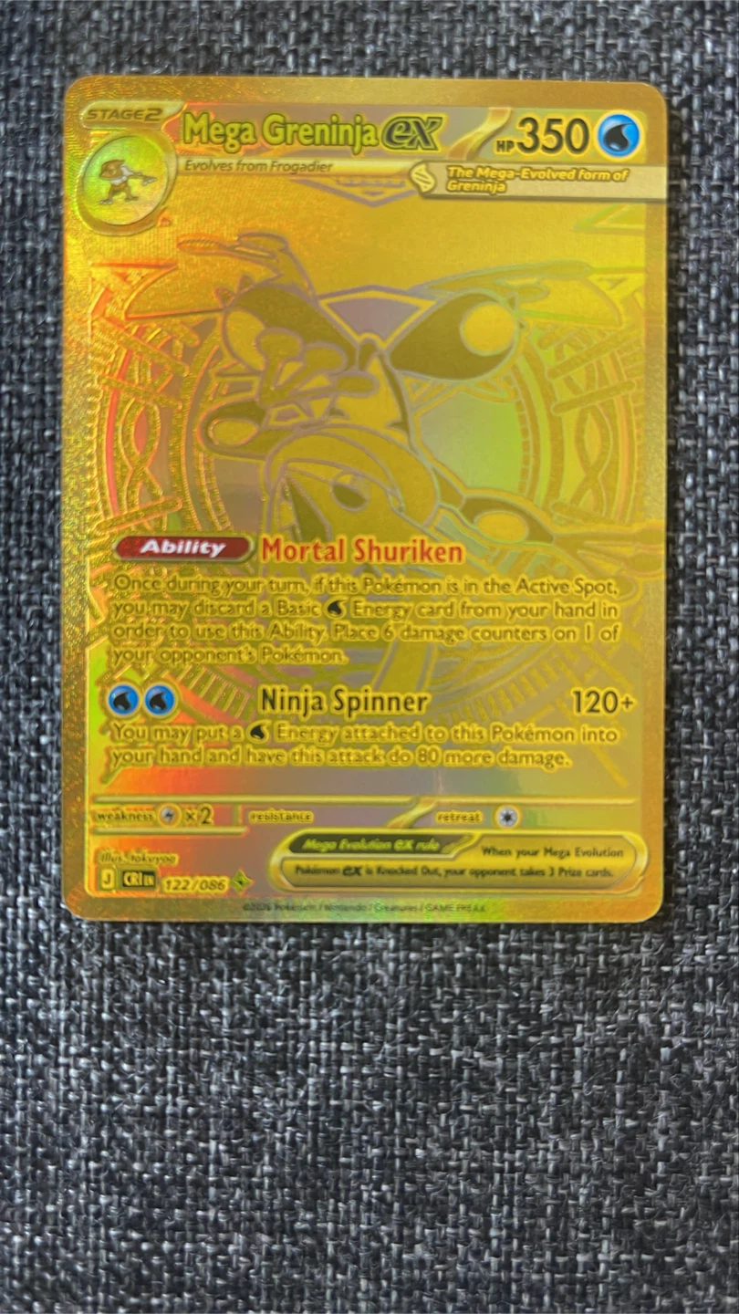 Pokémon Mega Greninja EX Card - photo 4
