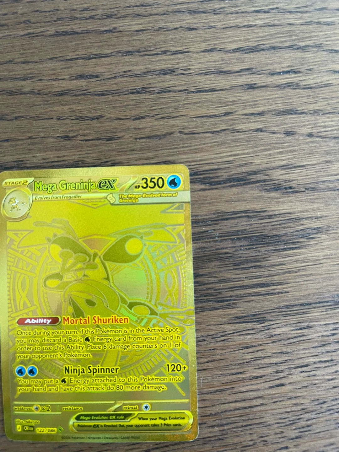 Pokémon Mega Greninja EX Card - photo 5