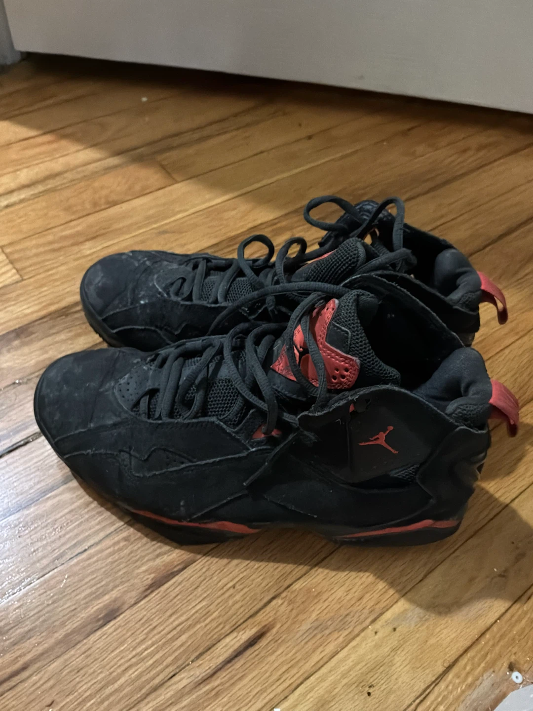 Black & Red Air Jordan Sneakers