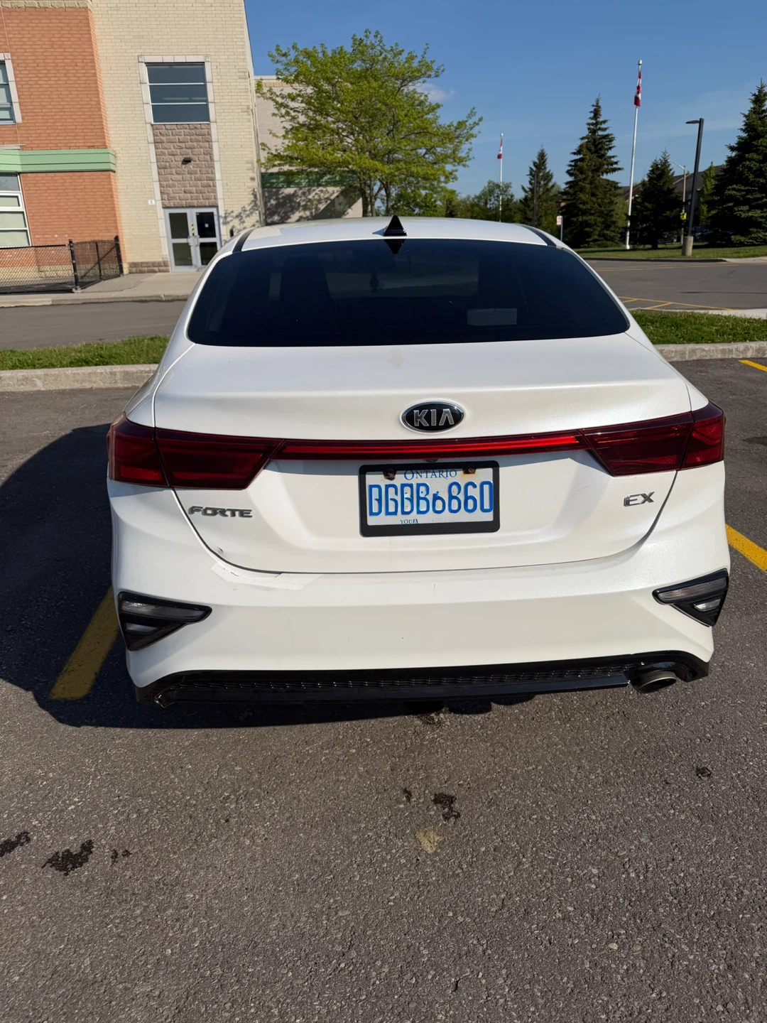 White Kia Forte EX Sedan - photo 3