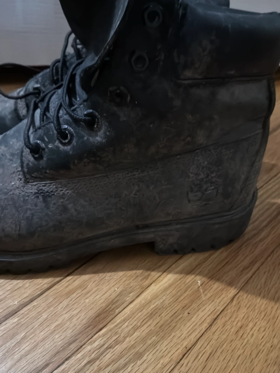Timberland Black Lace-Up Work Boots - photo 2