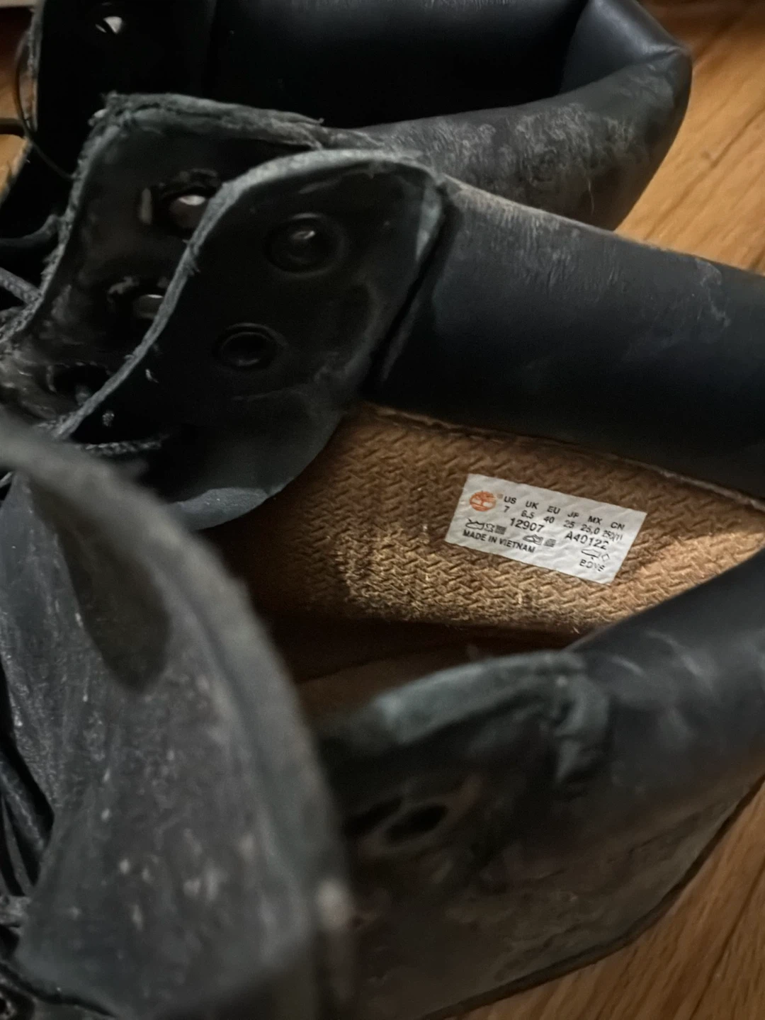 Timberland Black Lace-Up Work Boots - photo 3