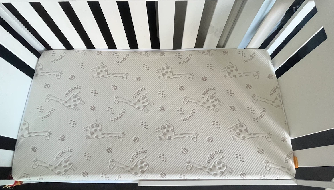 Simmons Organic Baby Crib Mattress and Protecter