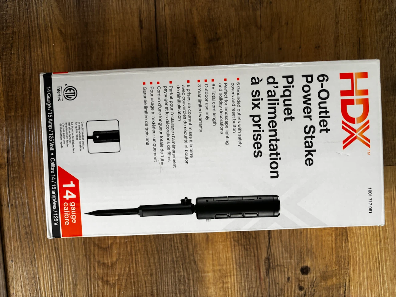 HDX 6-Outlet Power Stake