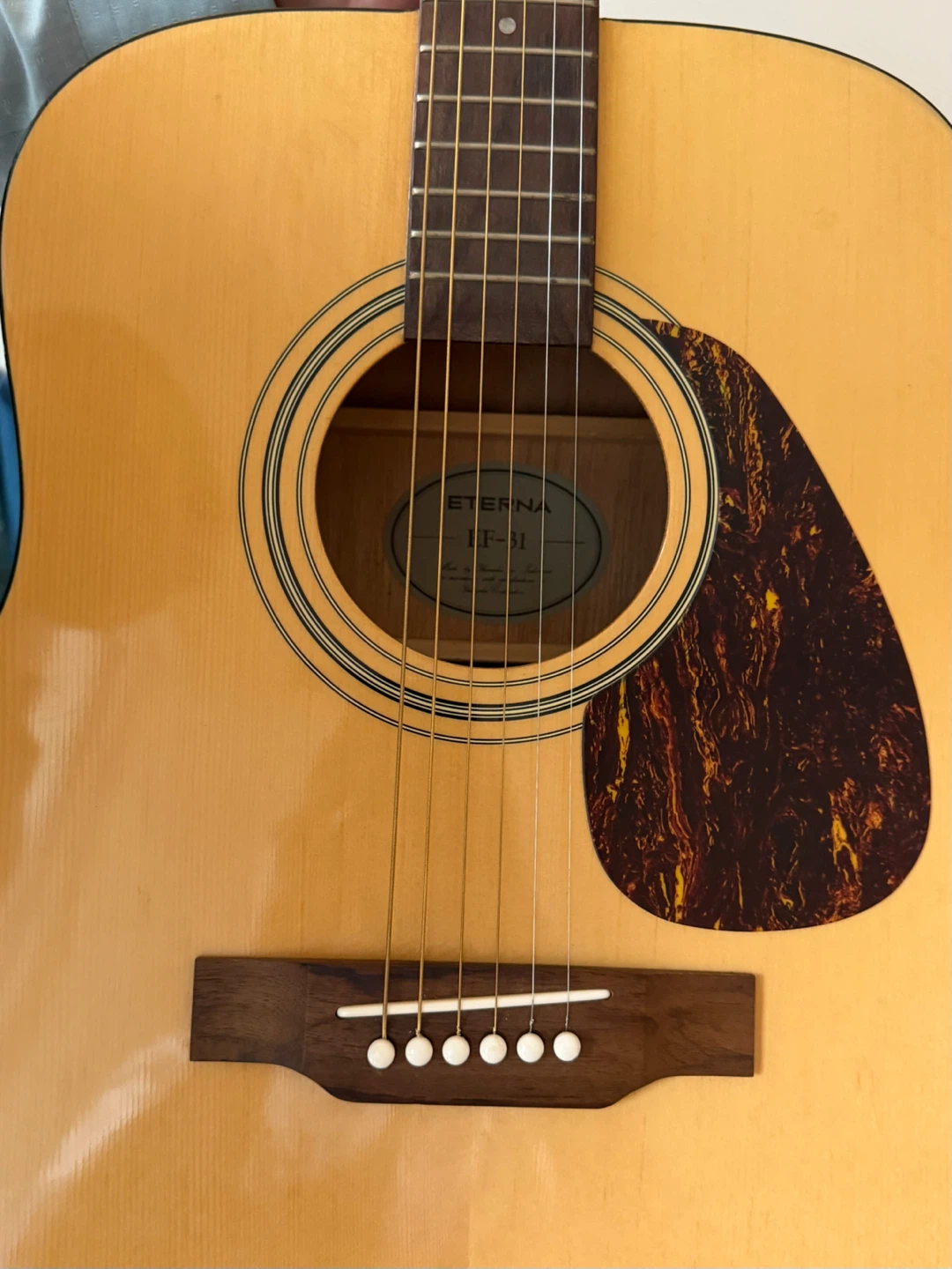Yamaha Eterna EF-31 Acoustic Guitar + Hard Case - photo 4