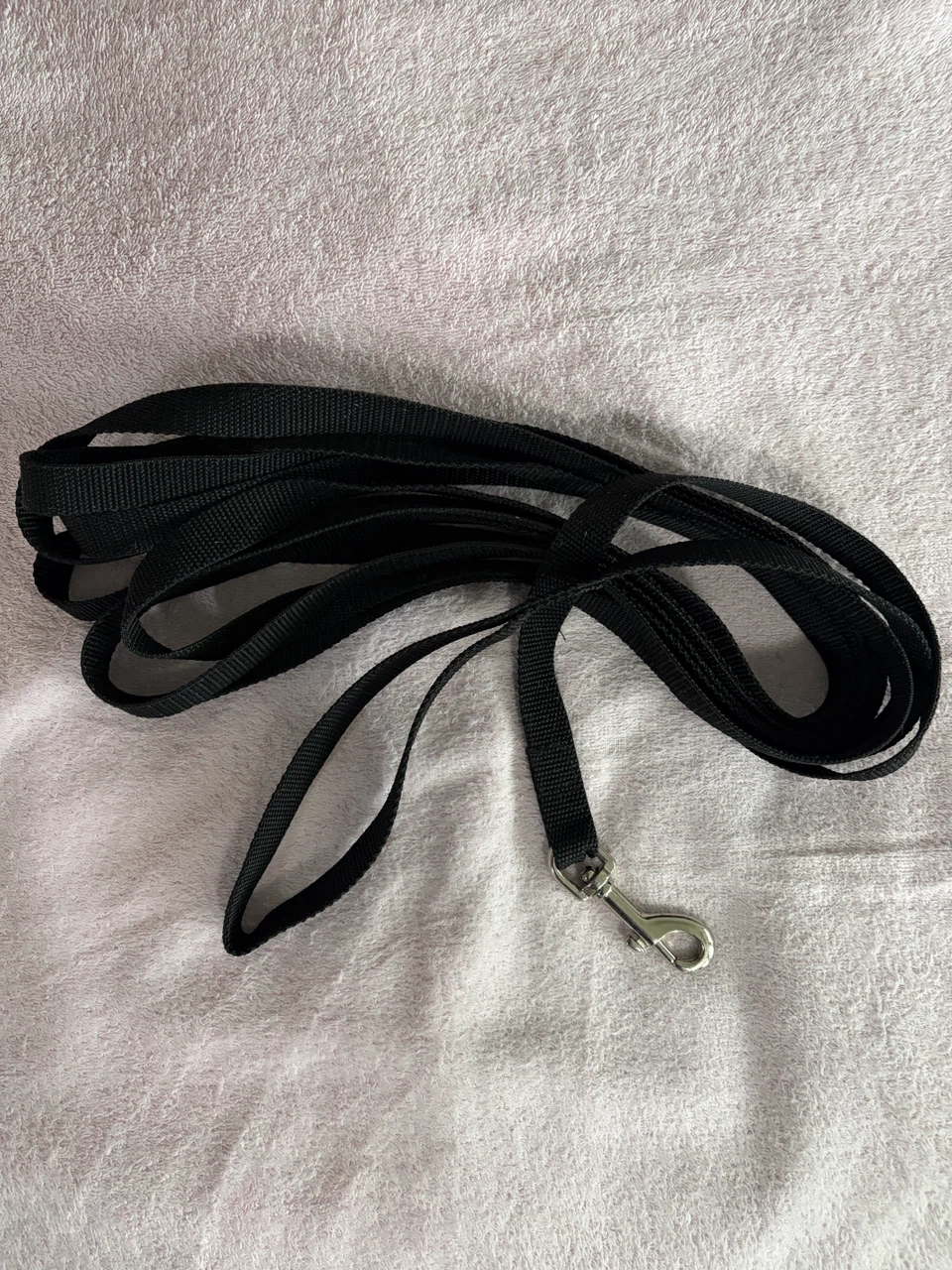 Black Nylon Dog Leash - photo 2