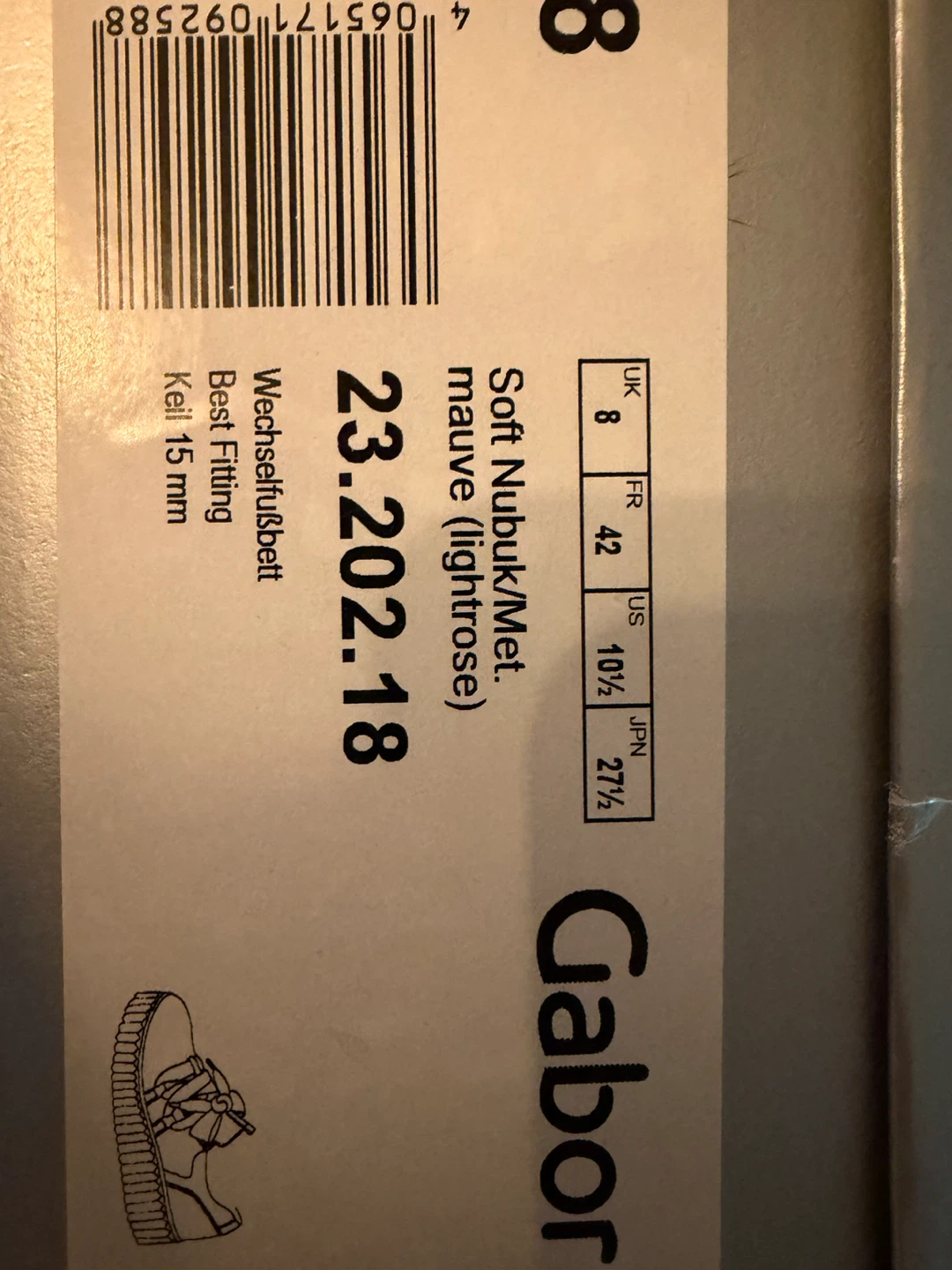 Gabor Platform Bow Sneakers - Mauve (Light Rose) Size 10.5 US - photo 2