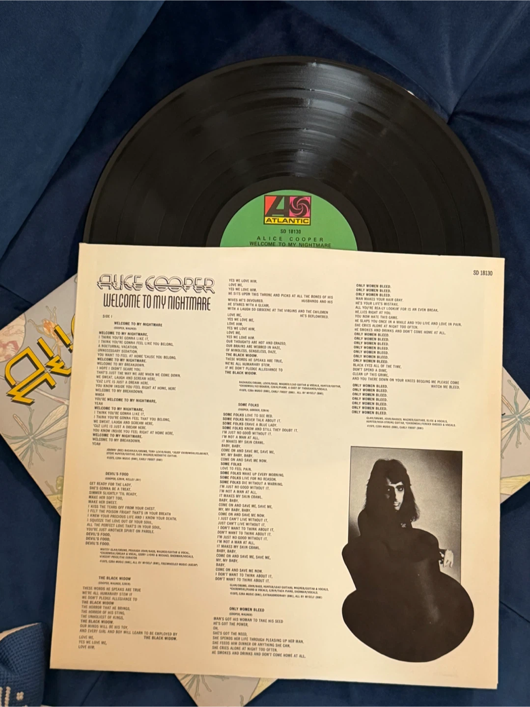 Alice Cooper Welcome To My Nightmare Vinyl Record - photo 3