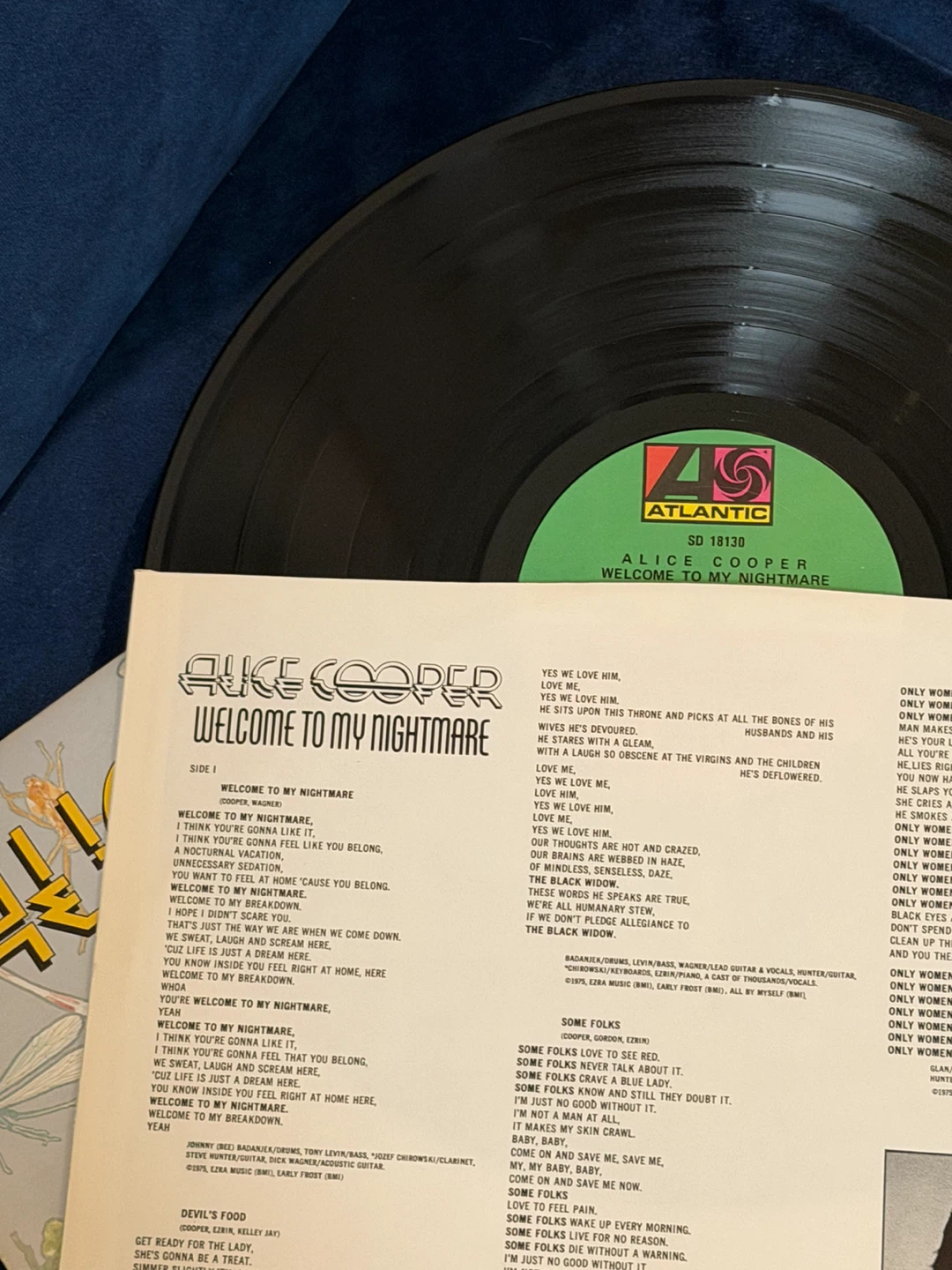 Alice Cooper Welcome To My Nightmare Vinyl Record - photo 4