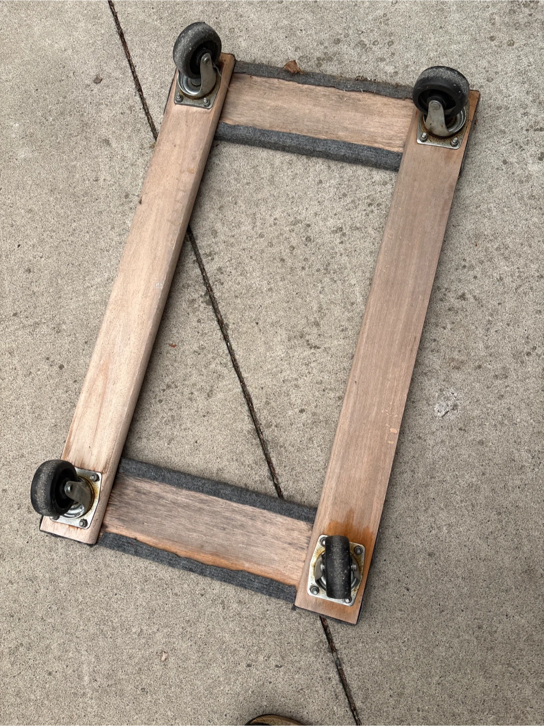 Wooden Dolly with Casters - photo 2