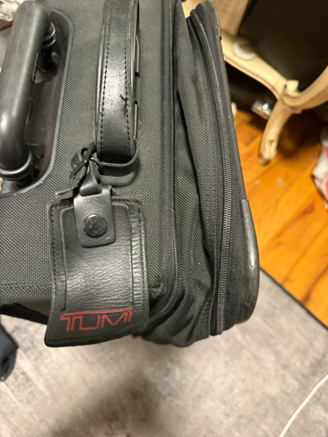Tumi Black Rolling Carry-On Suitcase