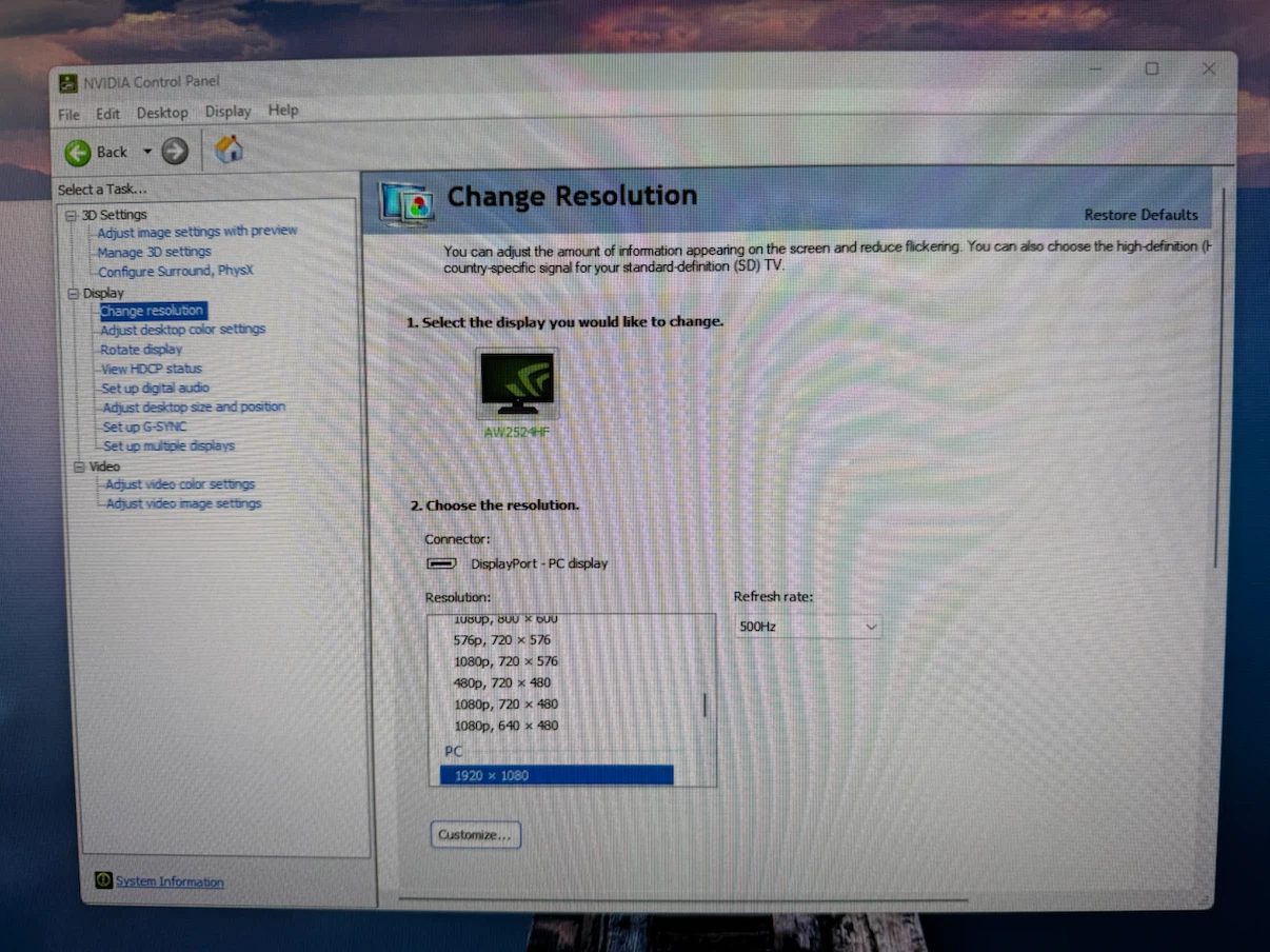 Alienware AW2524HF — 24.5” 500Hz Gaming Monitor - photo 2