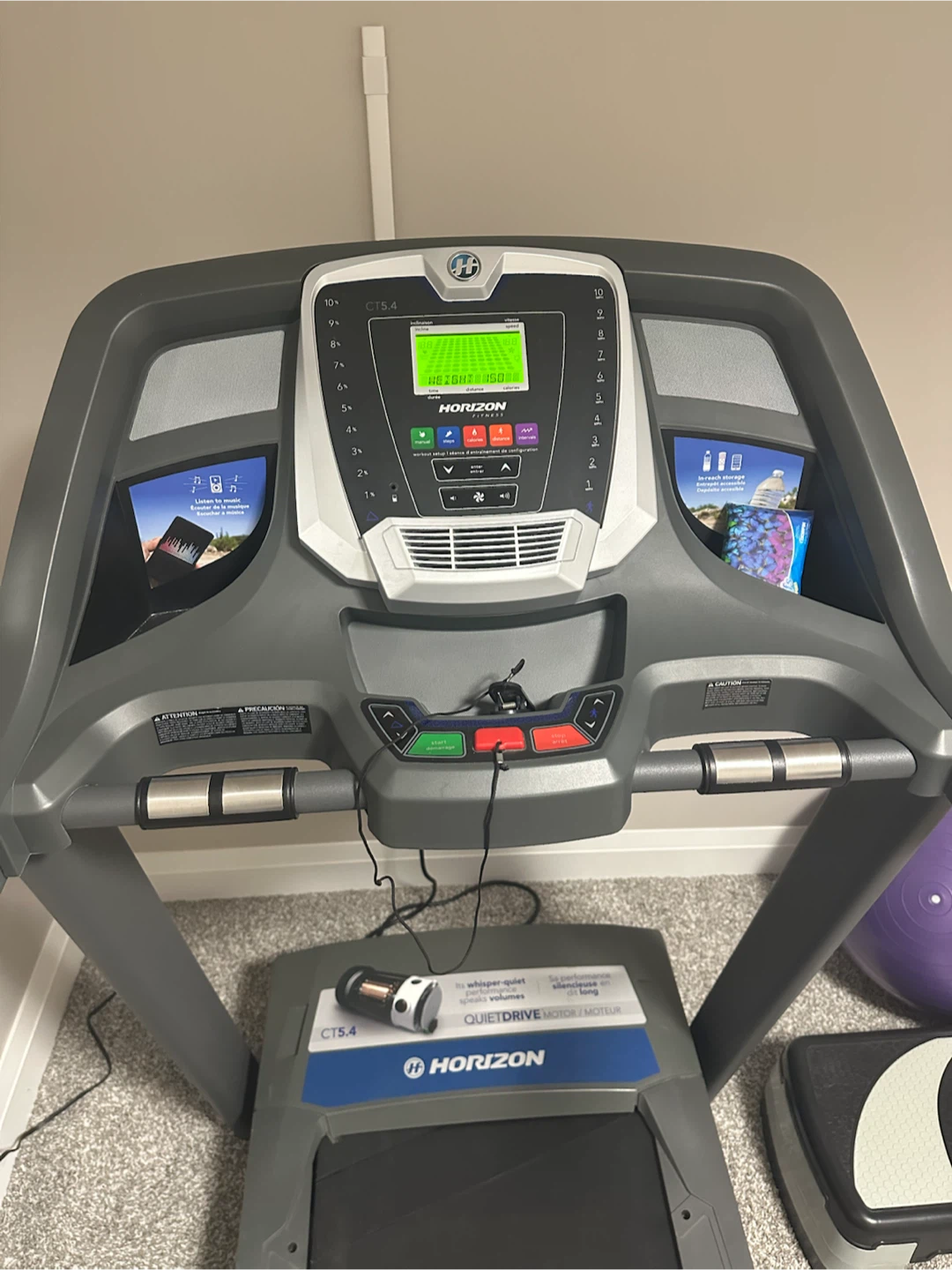 Horizon CT5.4 Treadmill - photo 3