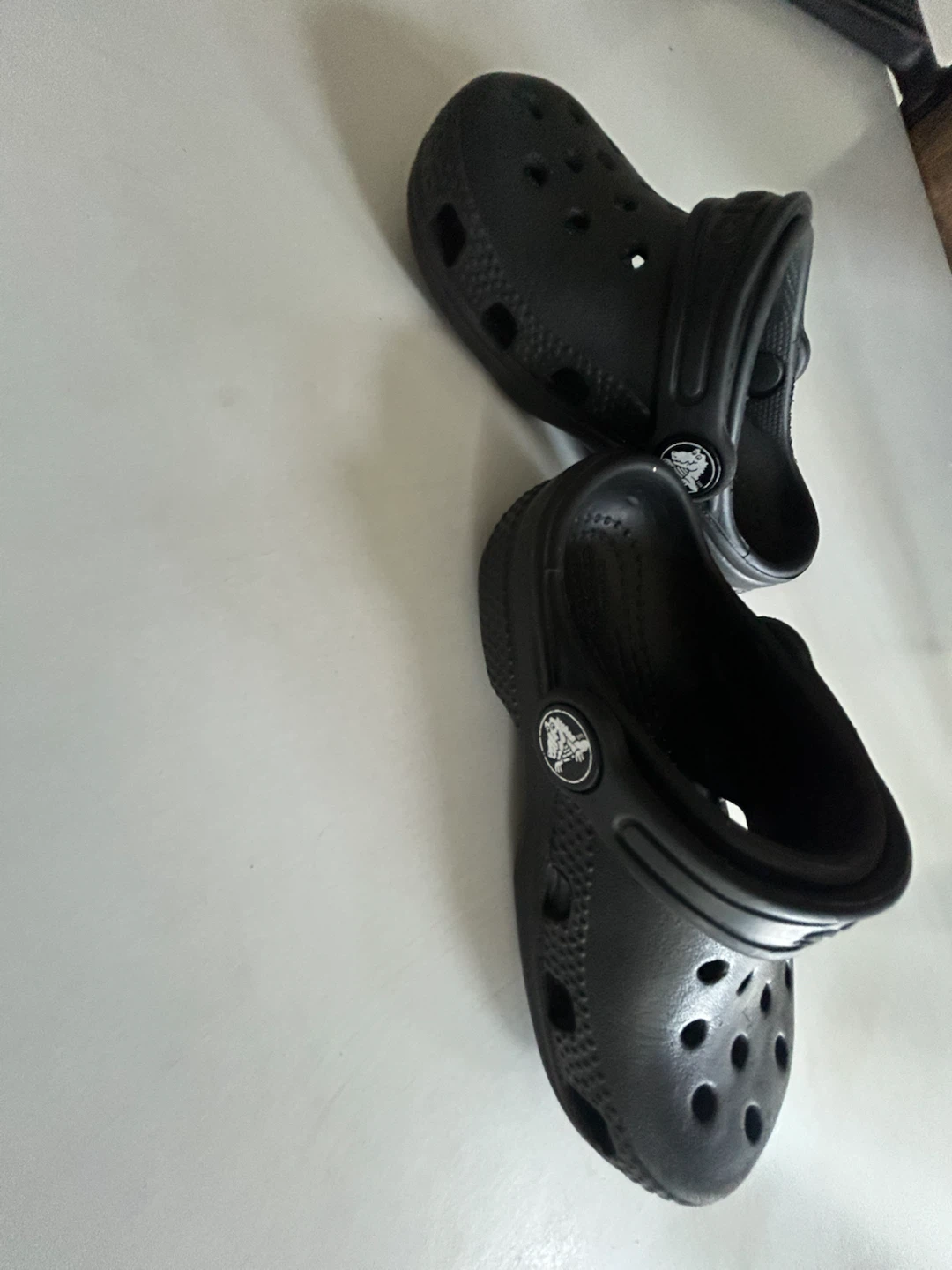 Black Crocs Clogs Toddler Size 5/6 - photo 3