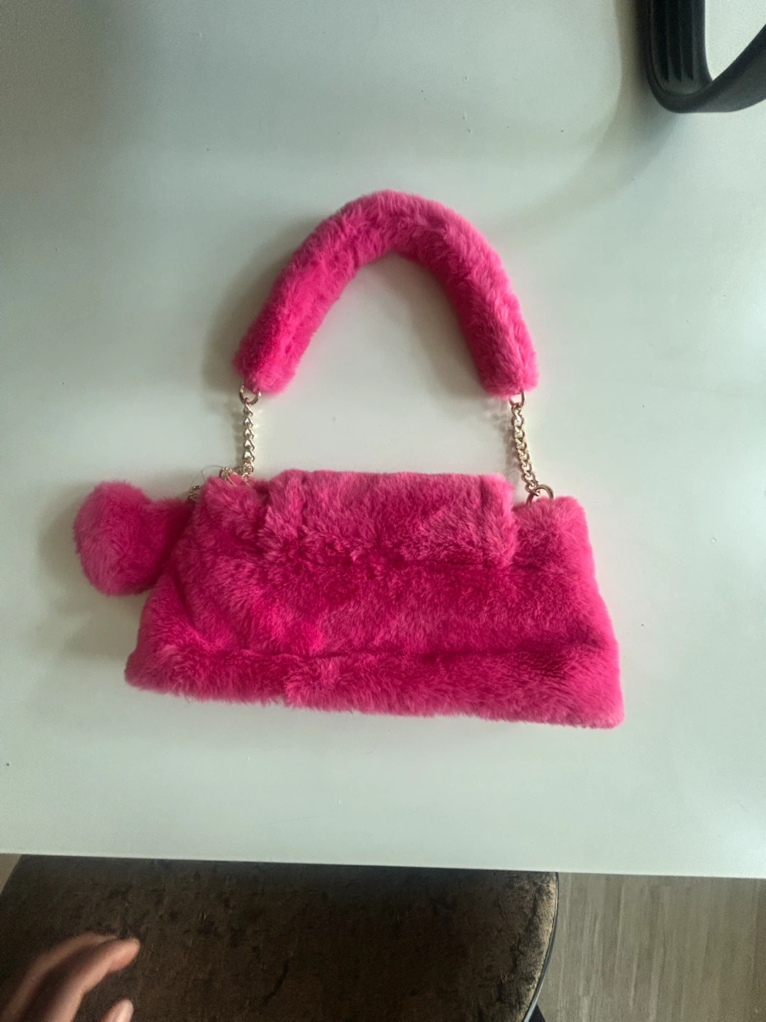Juicy Couture Pink Faux Fur Handbag - photo 2