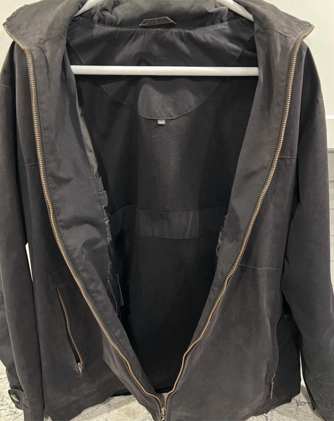 Mantles Mens Dressy/Casual Jacket with Foldaway Hood (Size M) - photo 3