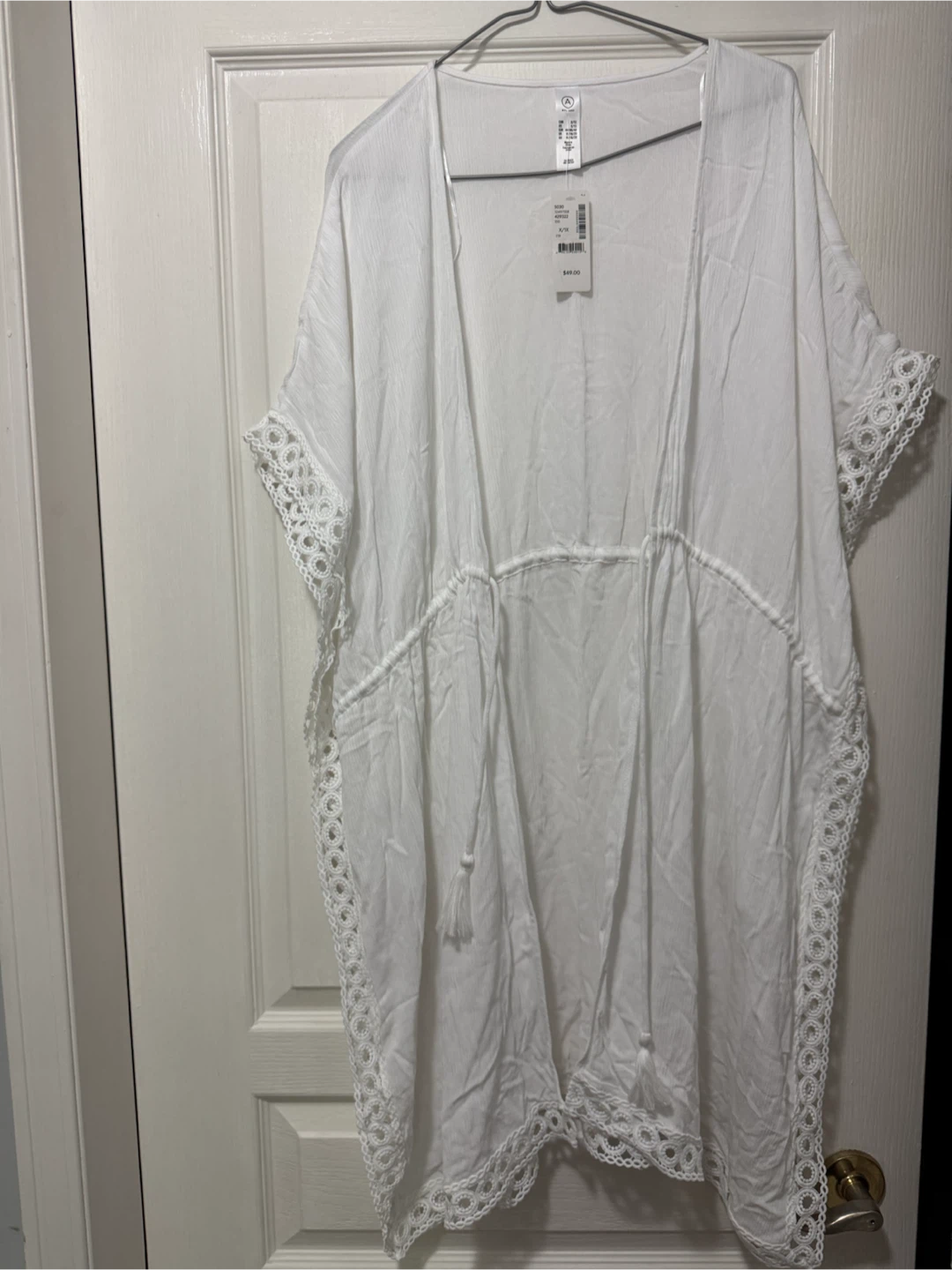 Penningtons White Kimono Cover-up 1x - photo 3