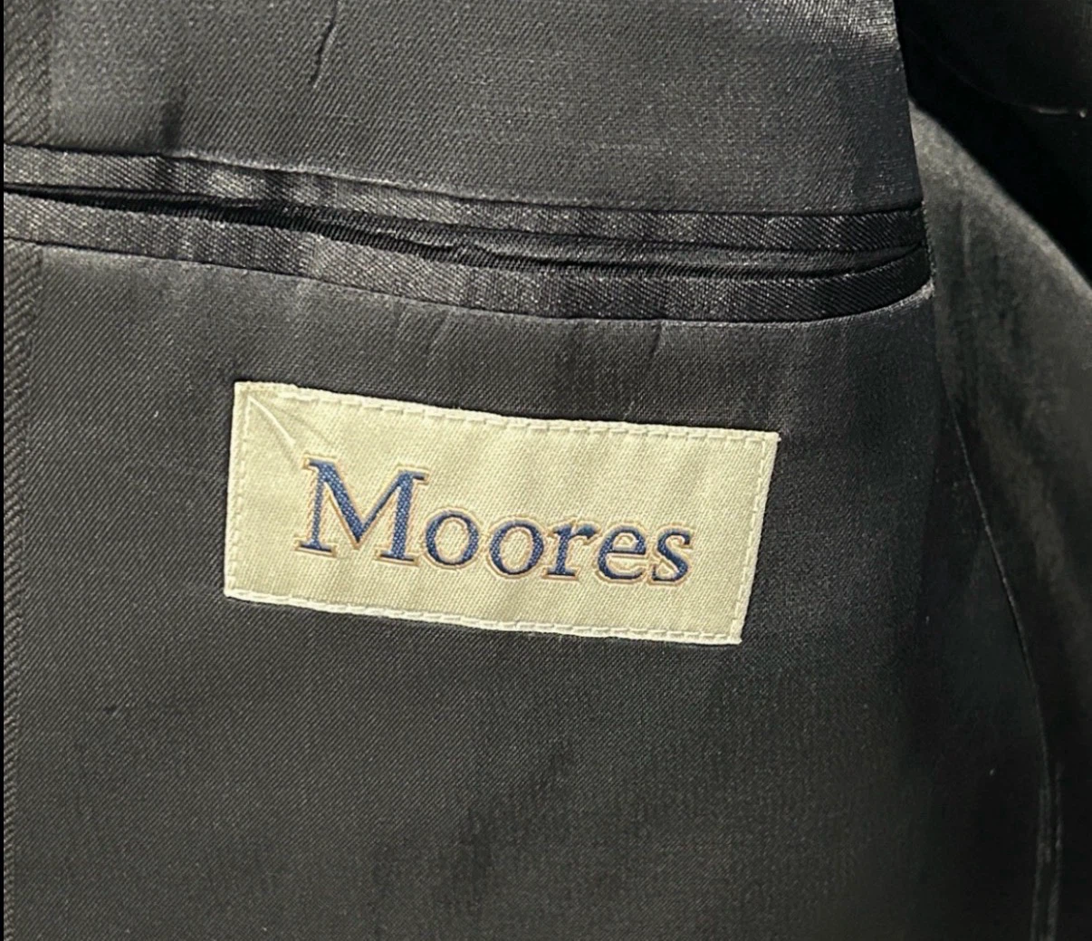 Moores Mens Pronto-Uomo Navy Blue Sports Coat/Suit Jacket/Blazer - photo 3
