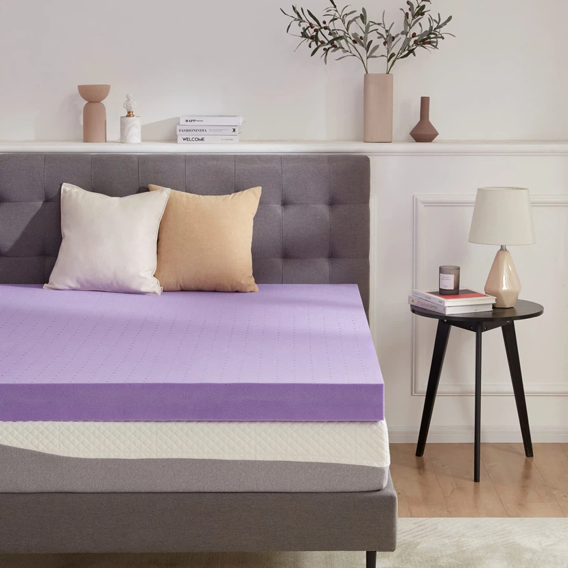 SINWEEK Full Size Gel Memory Foam Mattress Topper