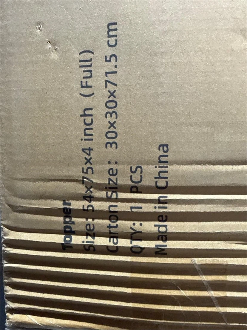 SINWEEK Full Size Gel Memory Foam Mattress Topper - photo 3