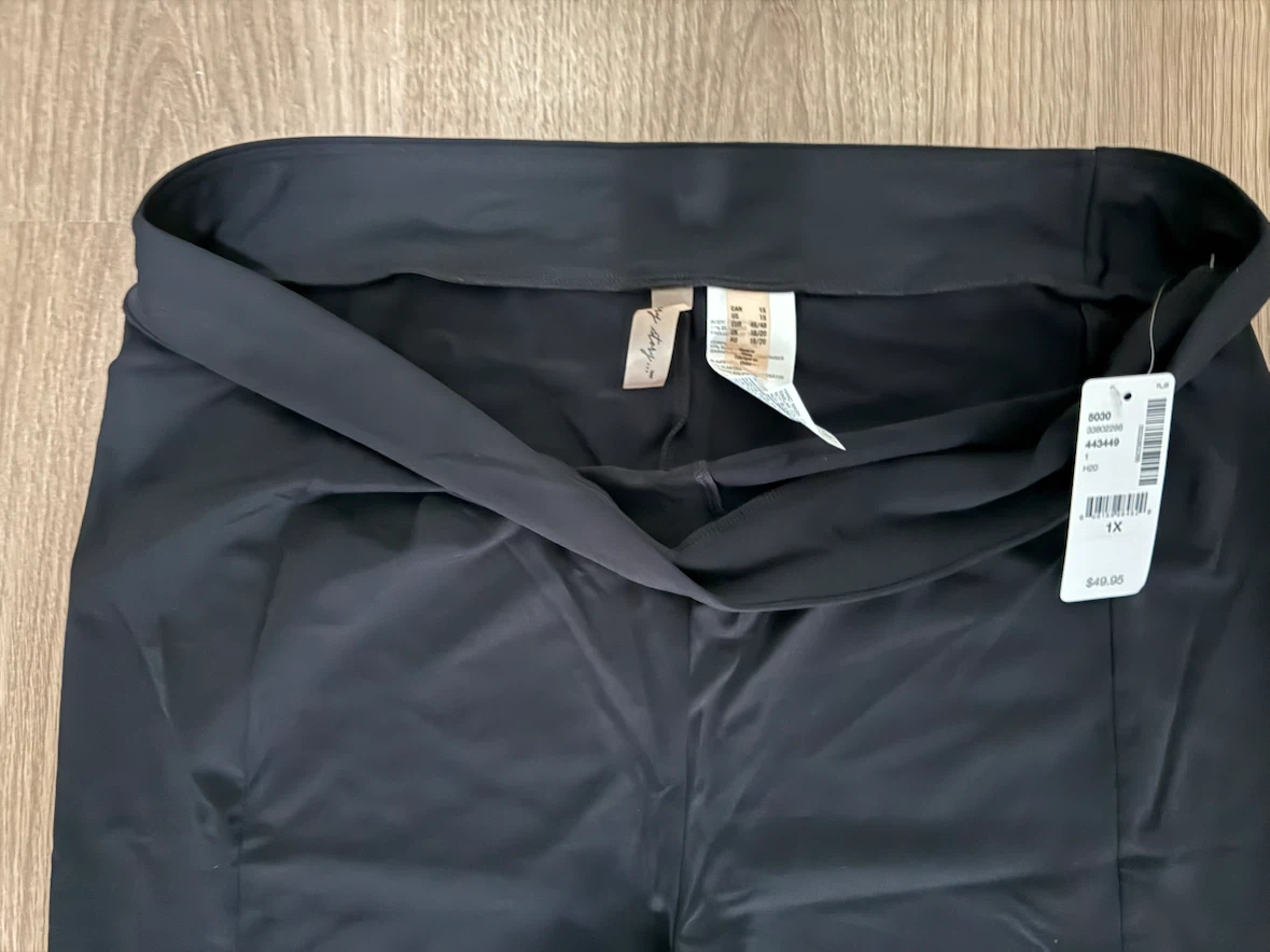 Penningtons Black Capris Swimwear Size 1X - photo 2
