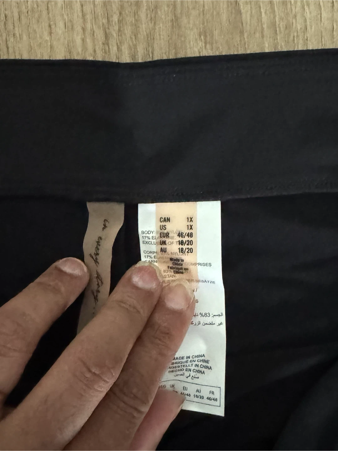 Penningtons Black Capris Swimwear Size 1X - photo 3