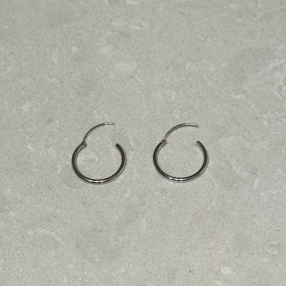 Sterling Silver Hoop Earrings - photo 2