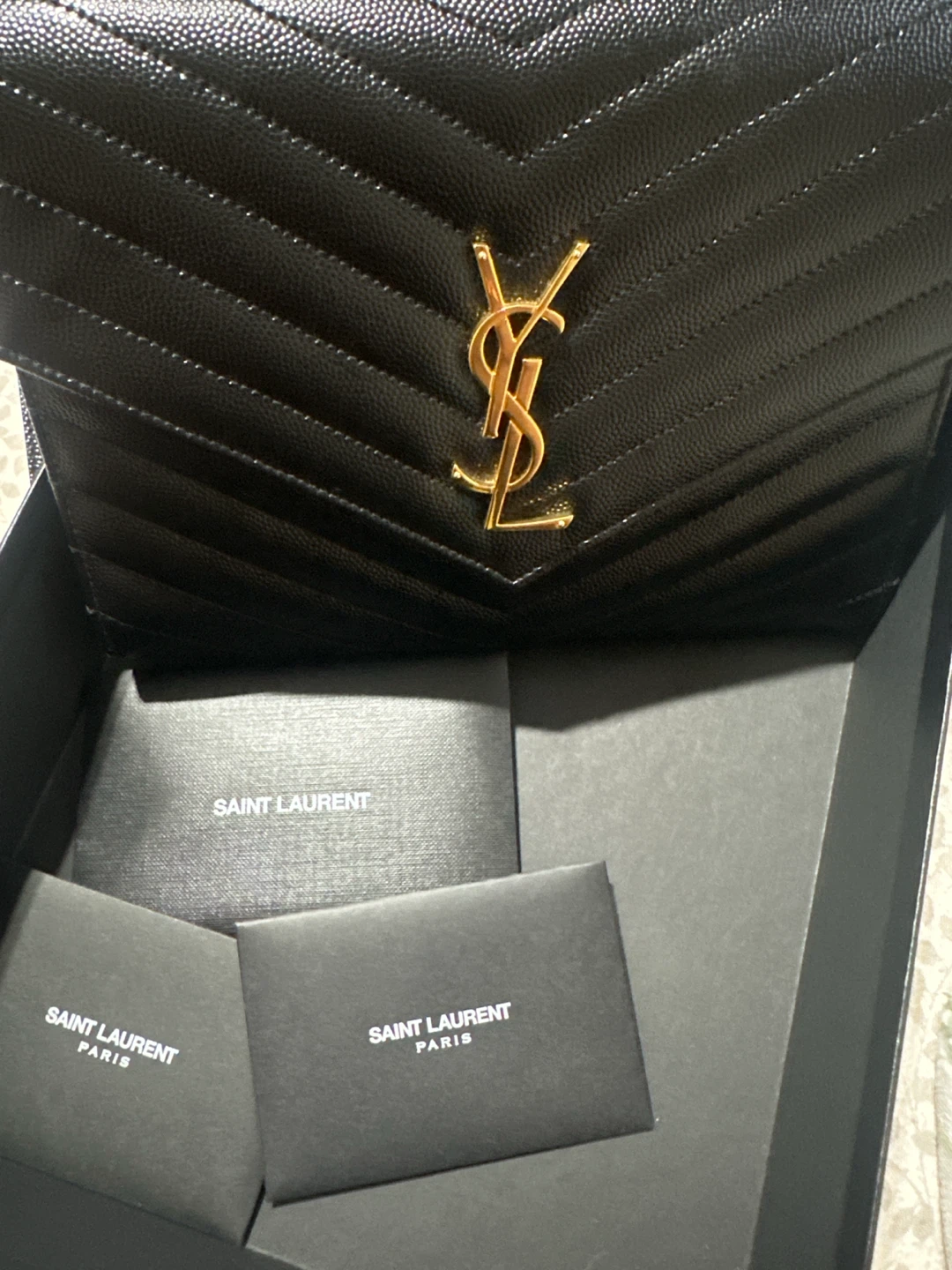 Saint Laurent YSL New Pouch Mono With Removable