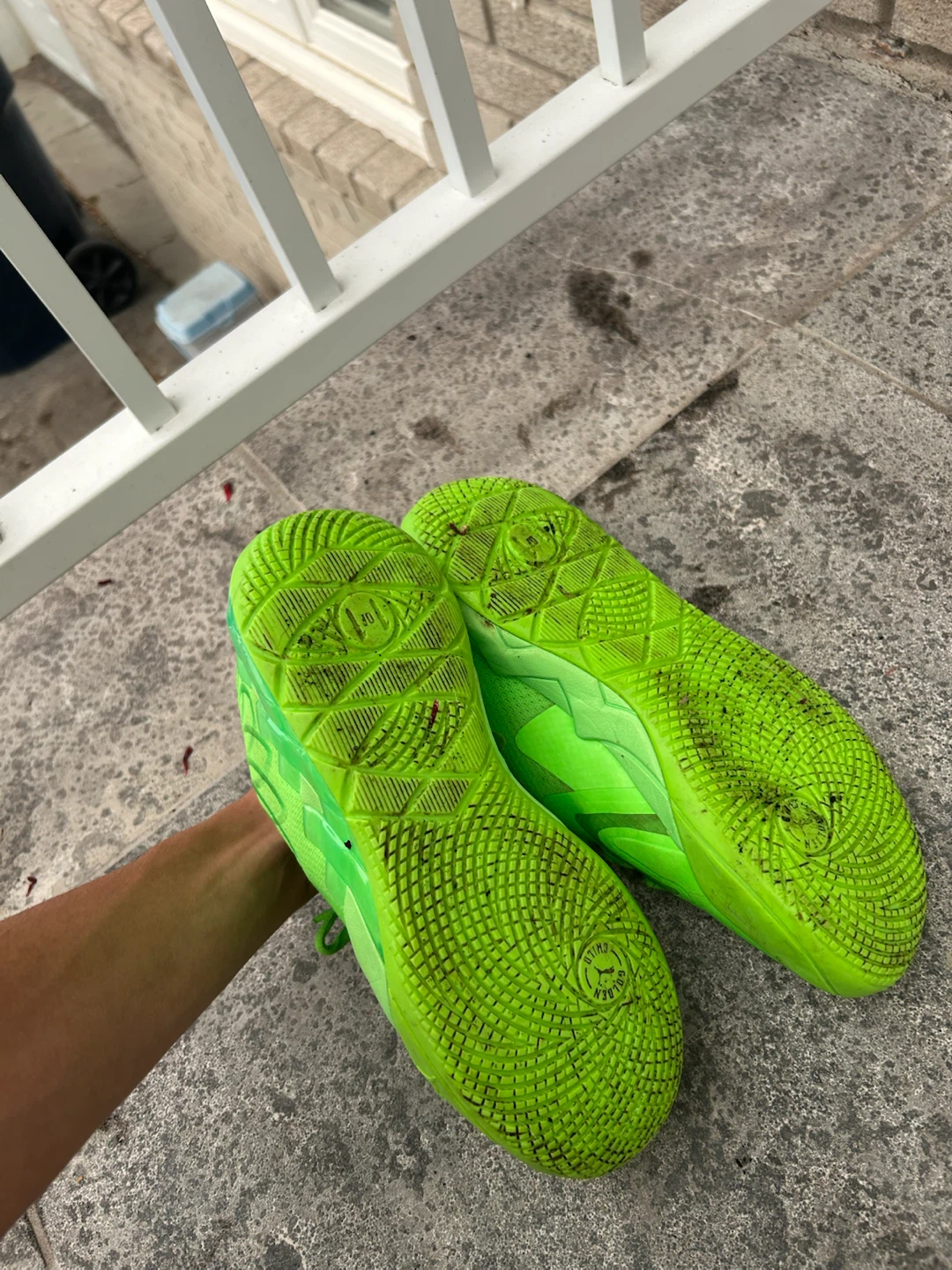 Puma MB.01 Low "Not From Here" Neon Green Basketball Shoes - photo 2