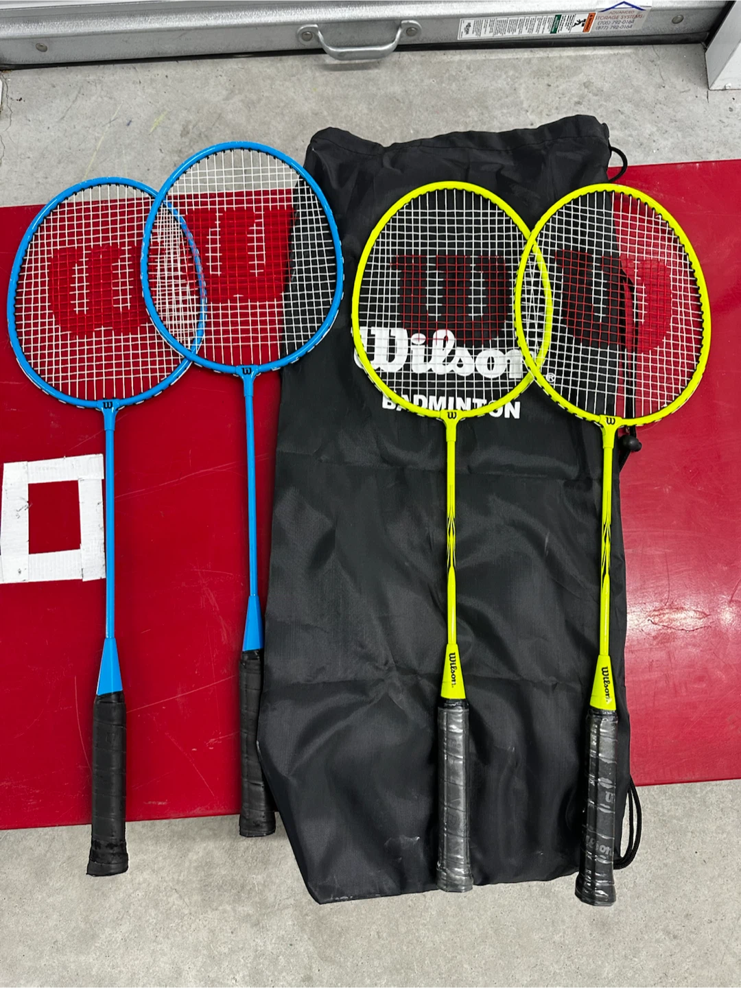 Wilson Badminton Rackets with Bag