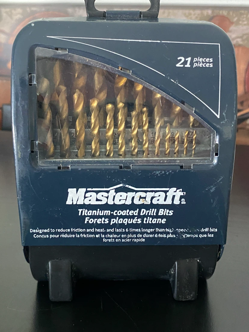 Mastercraft Titanium-coated Drill Bits Set
