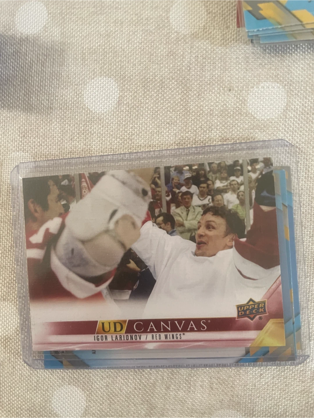 Upper Deck UD Canvas Igor Larionov Hockey Card