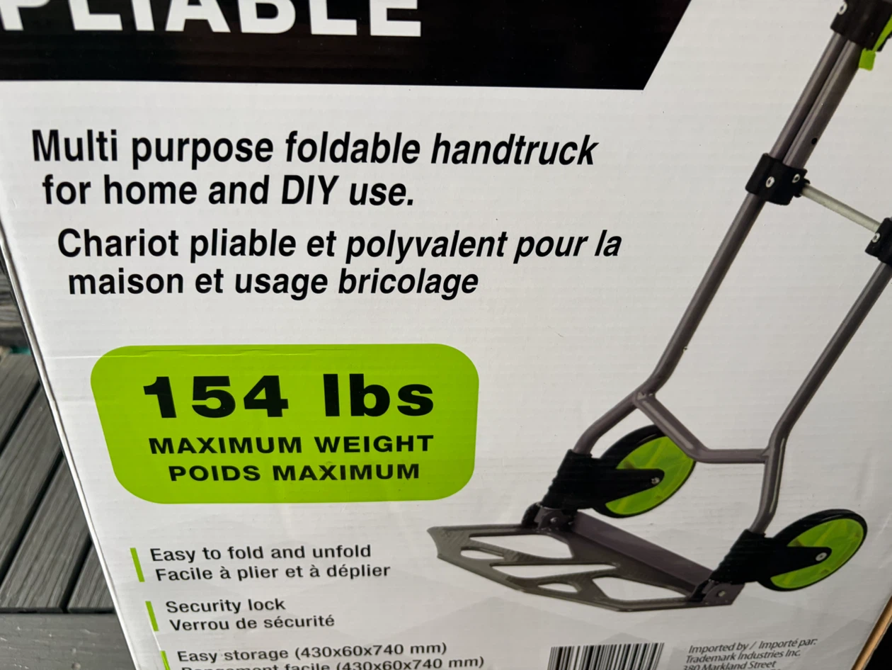 Toolmaster Folding Hand Truck - photo 3