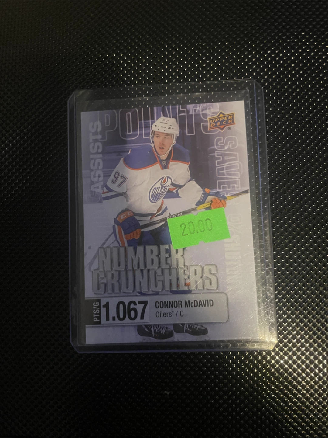 Upper Deck Connor McDavid Hockey Card