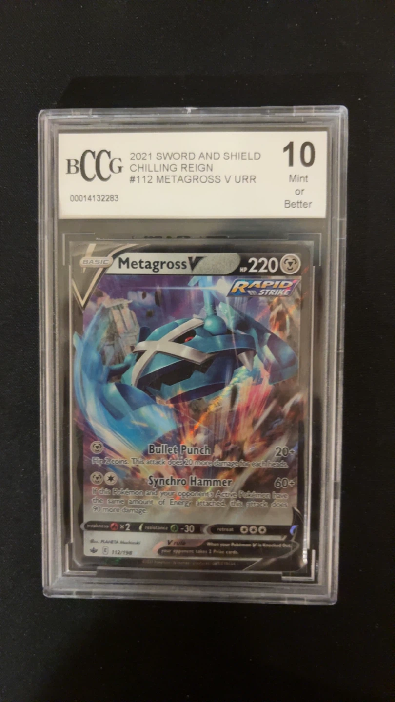 Graded Metagross V Mint 10 Pokemon Card