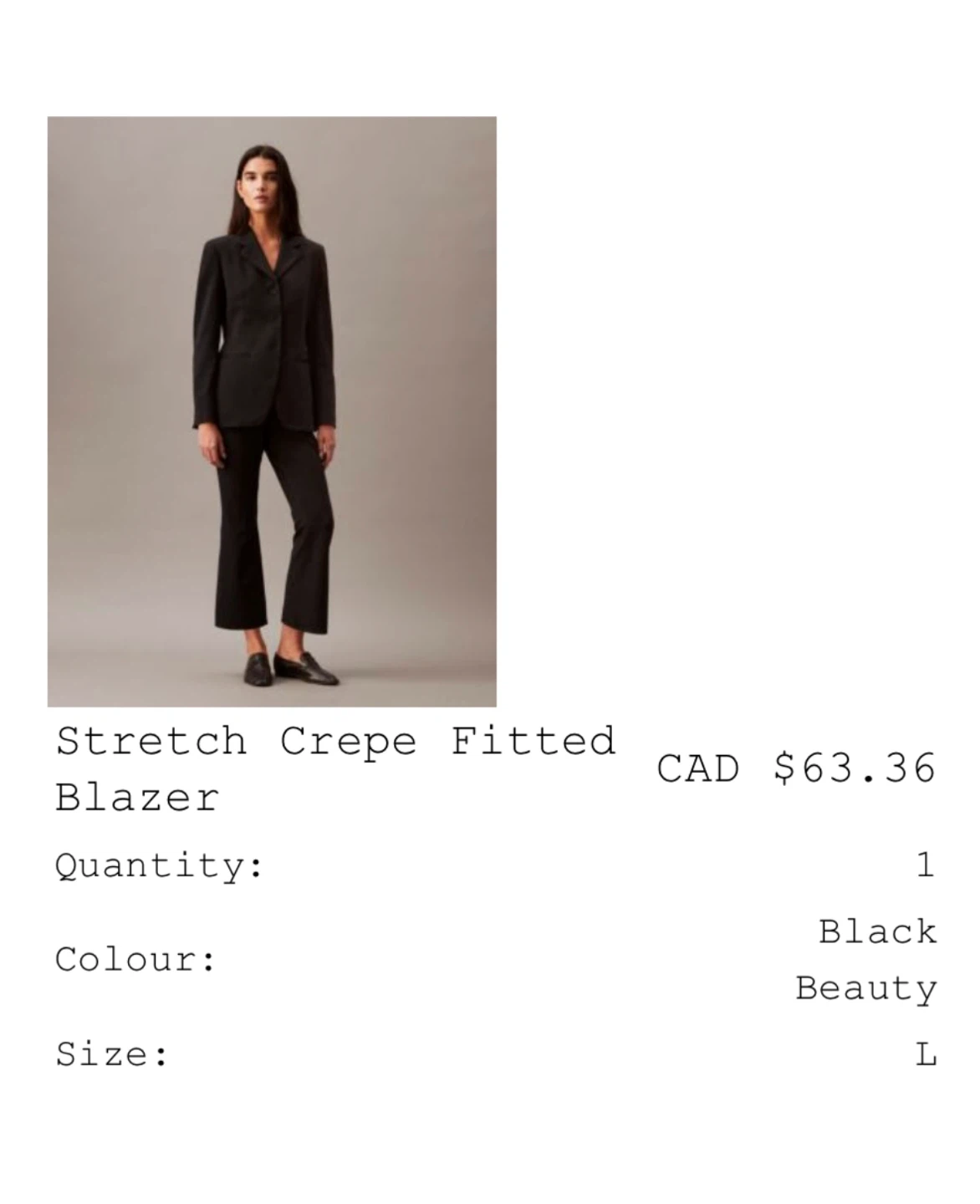Calvin Klein blazer size L - photo 4