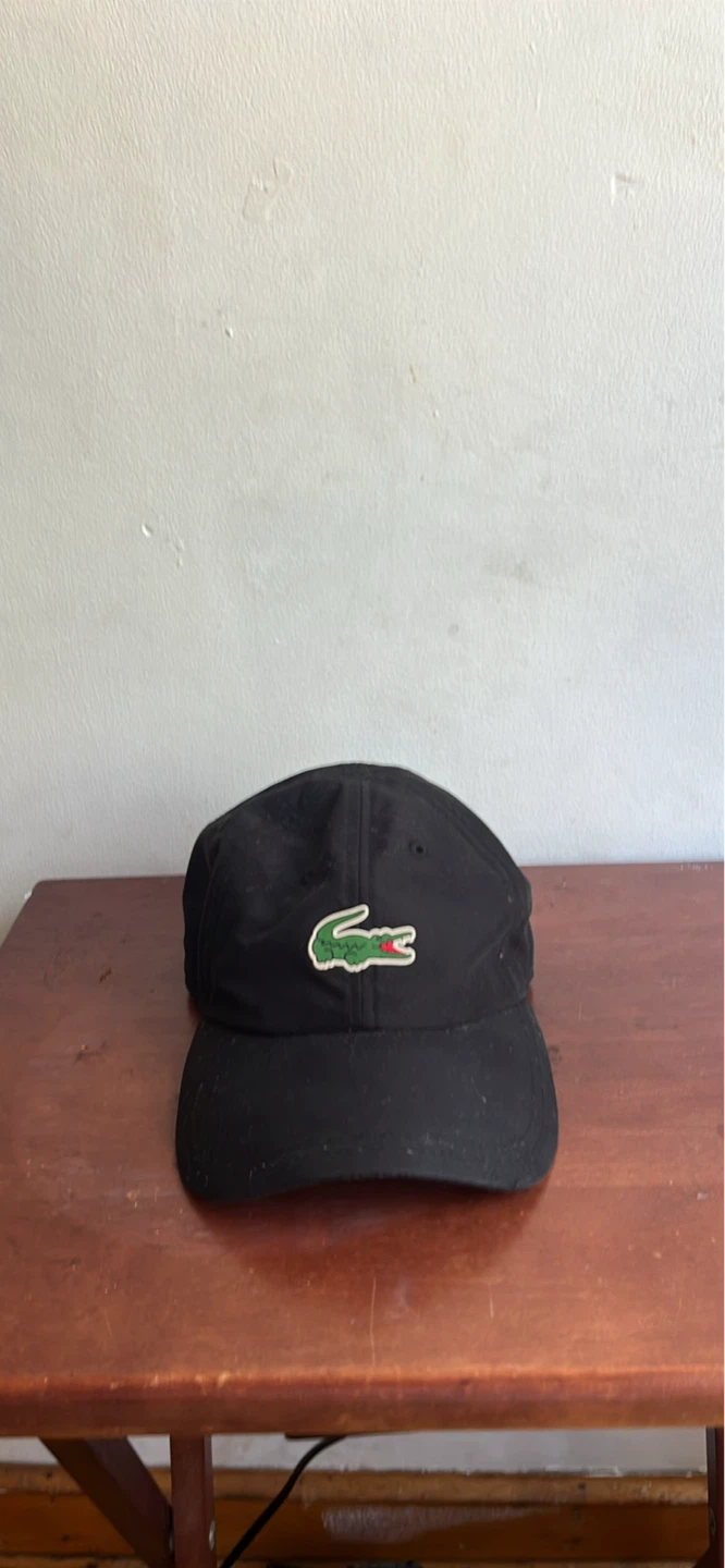 Black Lacoste Baseball Cap