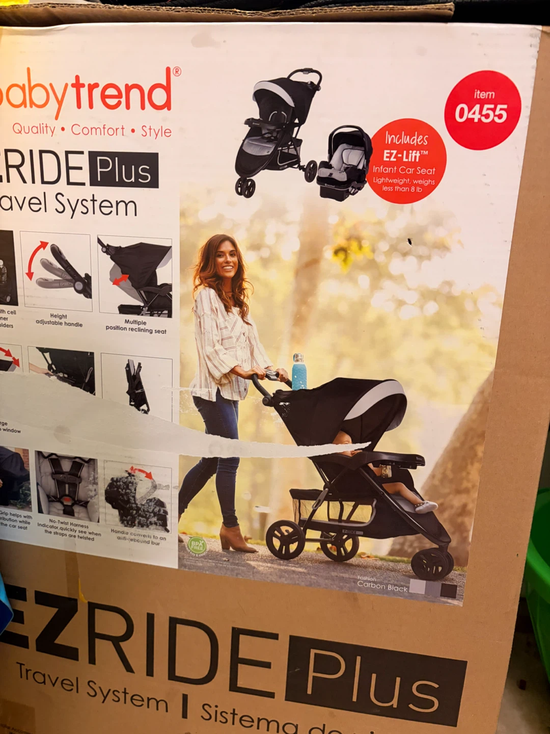 Baby Trend EZ Ride Plus Travel System with Infant Car Seat