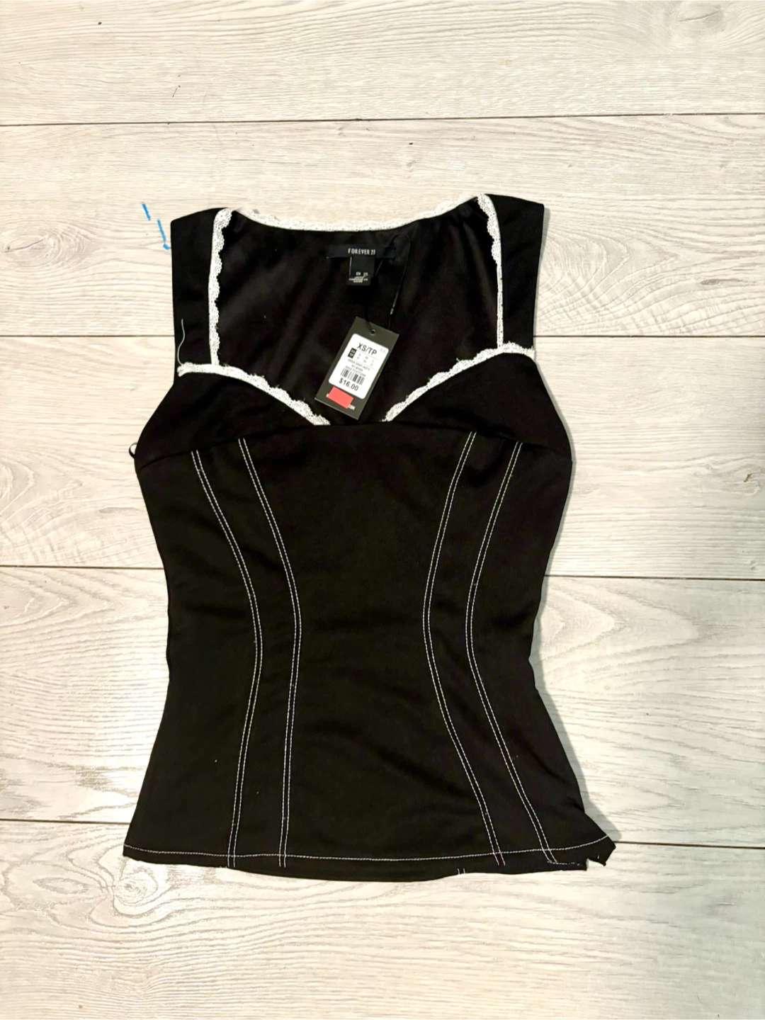 Brand new black corset top