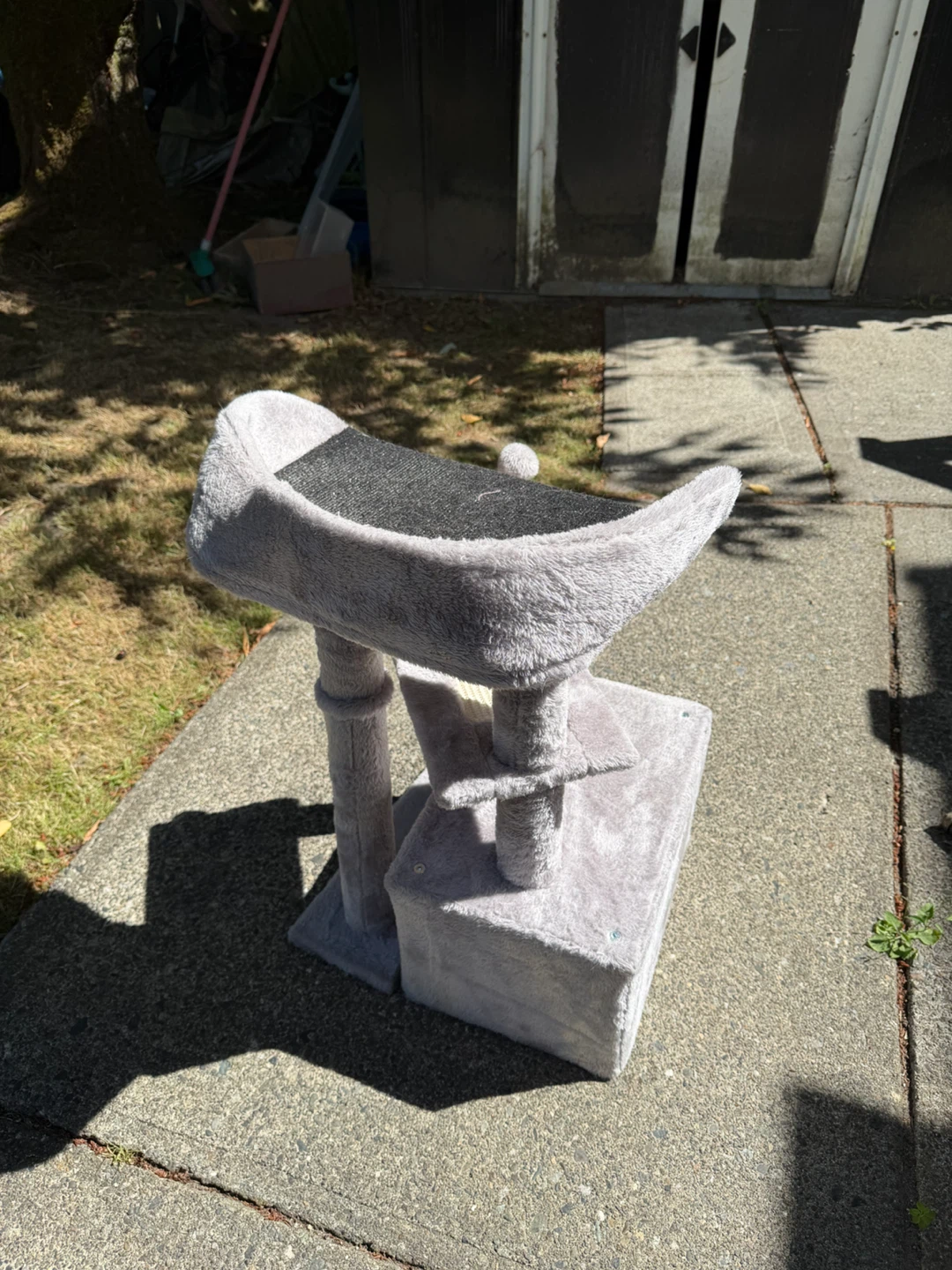 Grey Cat Tree with Condo and Perches - photo 2