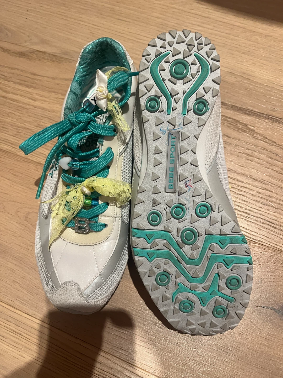 Bebe Sport White & Silver Sneakers - photo 3