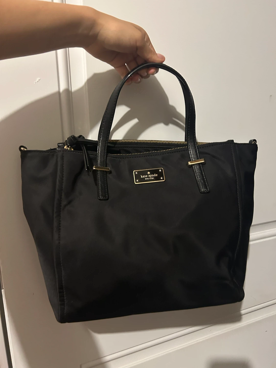 Kate Spade Black Nylon Bag
