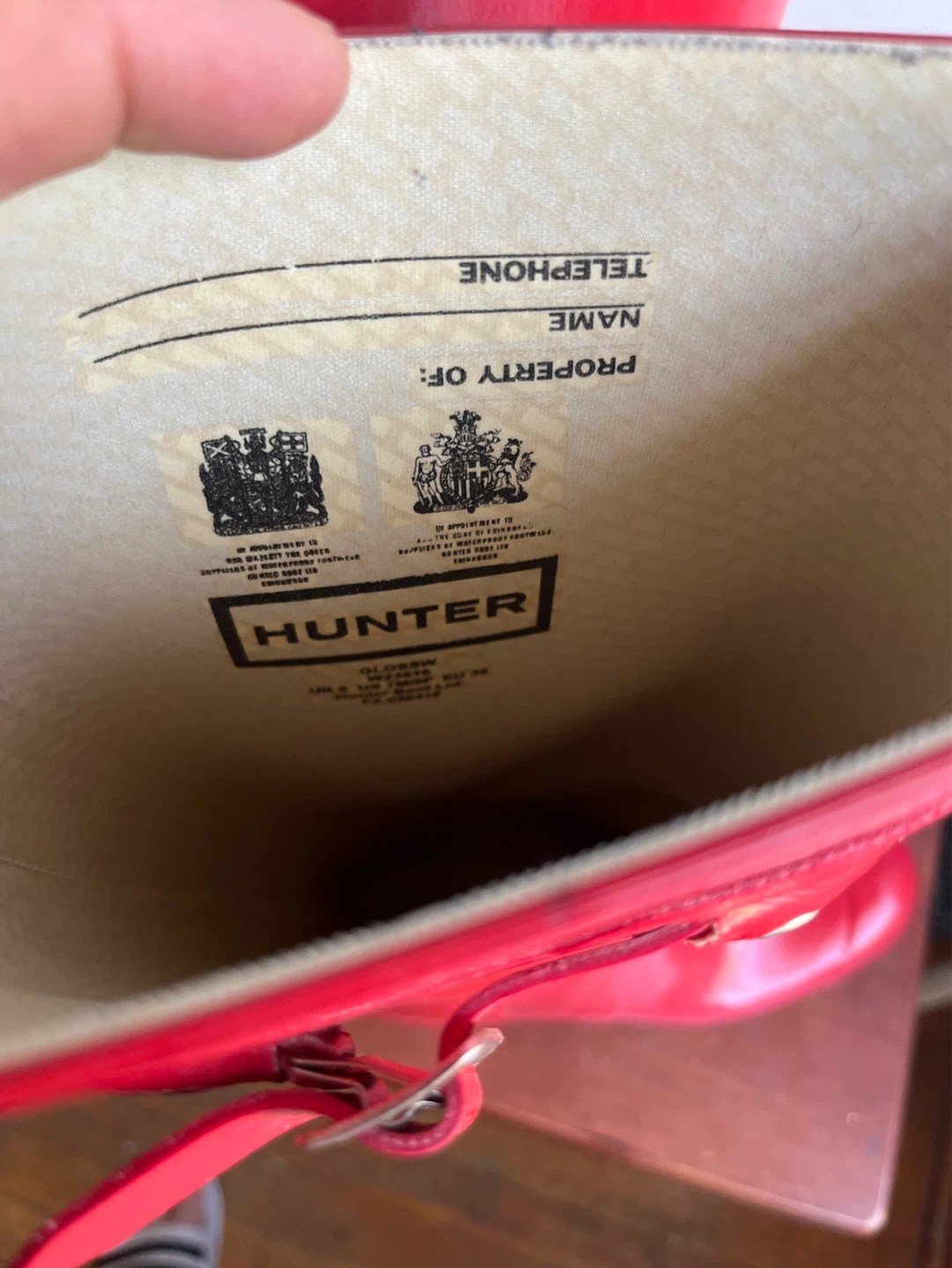 Hunter Red Rubber Tall Boots - photo 4