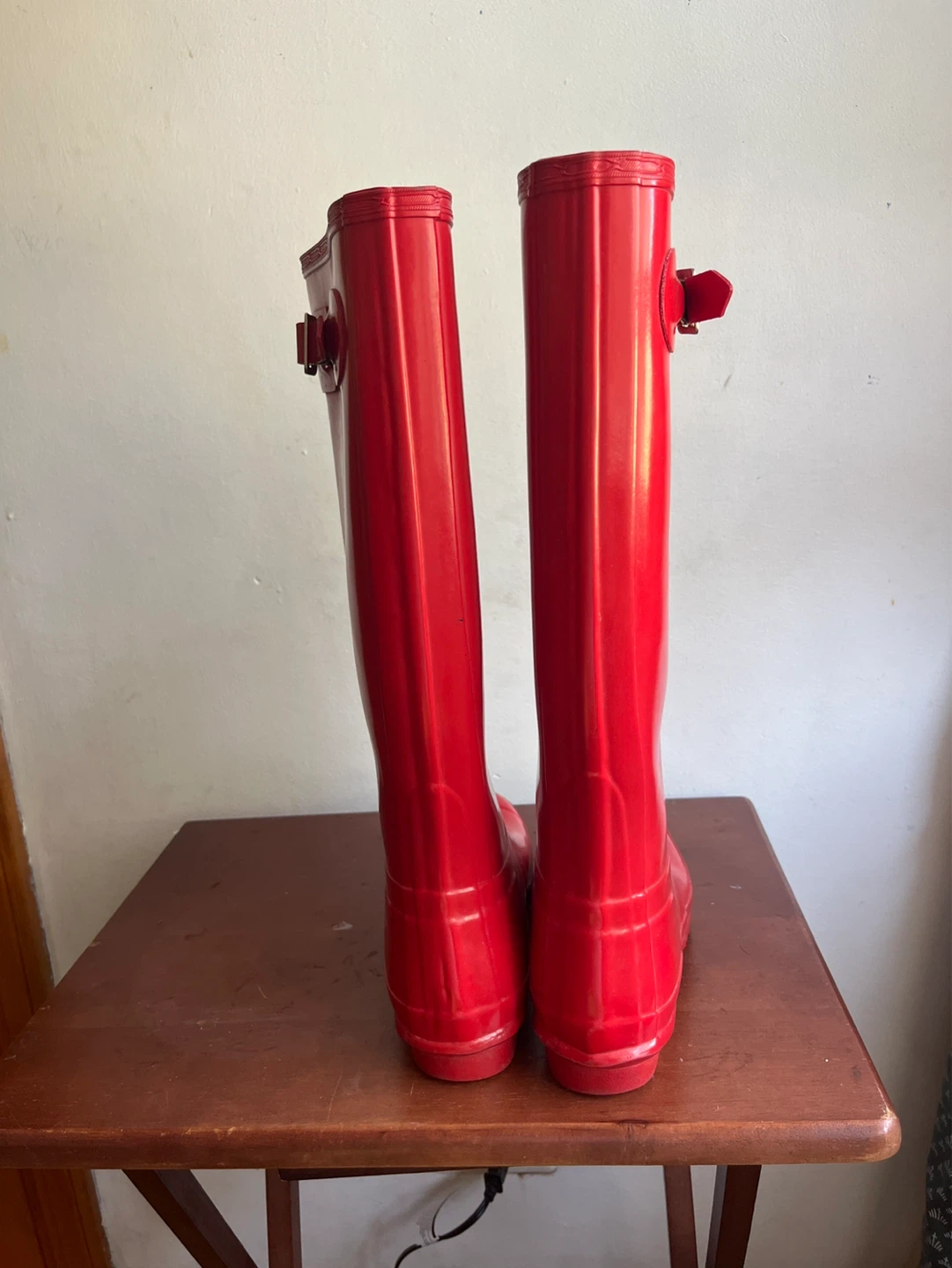 Hunter Red Rubber Tall Boots - photo 3