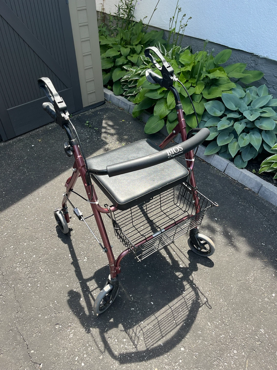 BIOS Walker with Seat and Basket
