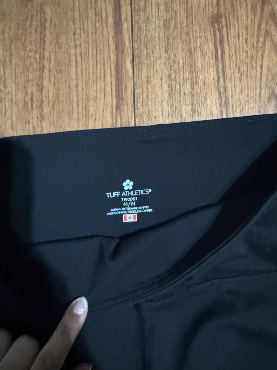 Tuff Athletics Black Flare Yoga Pants Medium $15 - photo 2